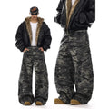 Camouflage Curved Knife Jeans Gothic Streetwear Sweatpants Graphic Baggy Casual Pants American Vintage Mens Jeans