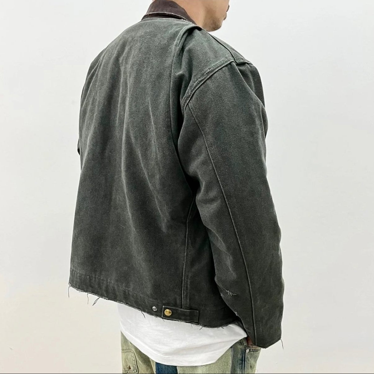Moss Green Jacket - Boxy Form