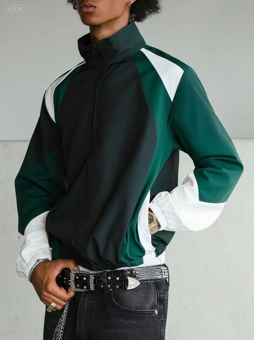 Men's color-blocked jacket, lightweight, casual, travel, windproof and wear-resistant, high-quality fabric, boyfriend gift