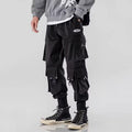 Trendy Streetwear Quick Dry Ice Silk Pants Men Classic Cargo Pants Man Summer Thin New Style Straight Leg Versatile Casual