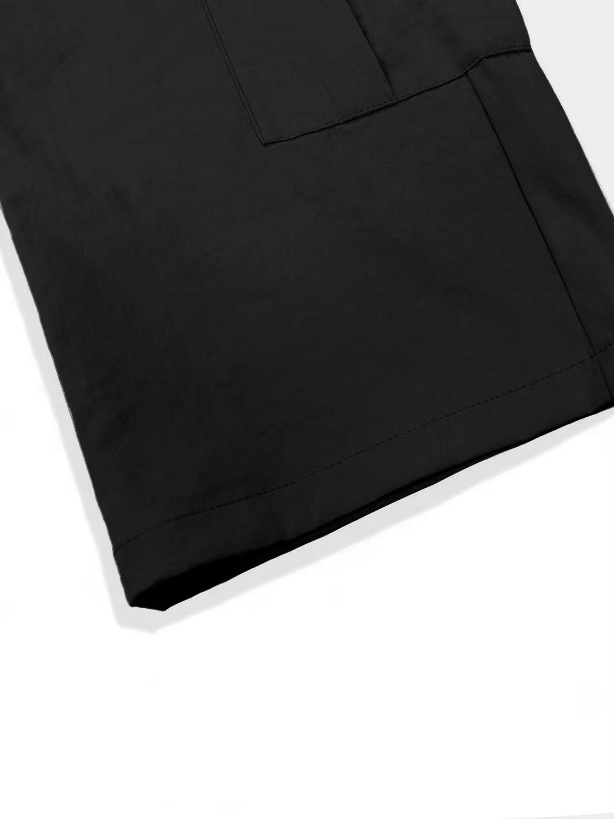 Men's Spring and Autumn Multi-Pocket Cargo Pants with Elastic Waistband and Drawstring Adjustment, Solid Color Multi-Pocket