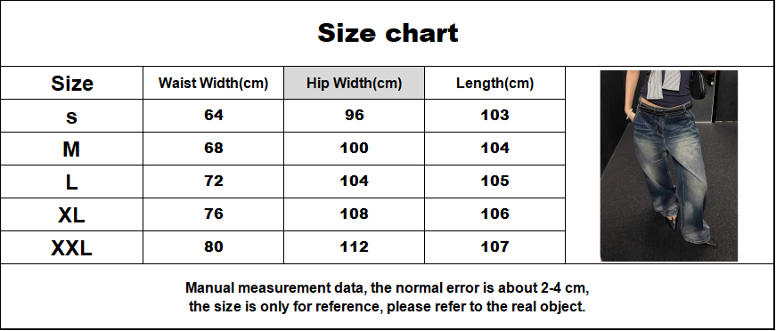 Vintage Wide-Leg Jeans Women's Loose-Fit High-Waisted Slimming Casual Straight-Leg Long Pants