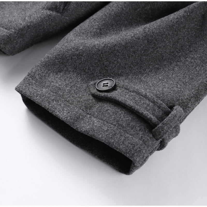 Fashion Short Woolen Coat For Women Stand Collar Full Sleeve Loose Zipper Jacket Female 2026 Autumn Winter Solid Lady Outwear