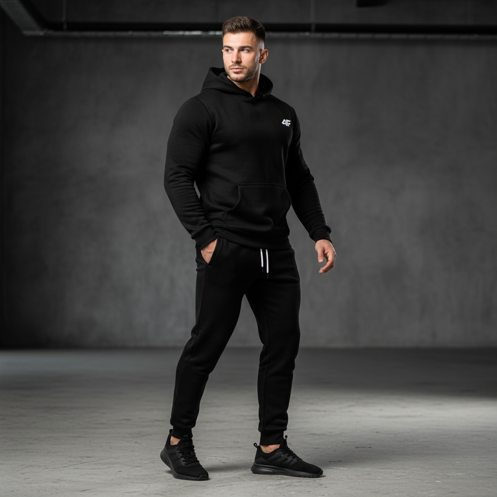 Man Hooded Sweatshirts All Season Daily Casual Sports Hoody Coats Home Outdoor Comfort Gym Fitness Hoodies Fashion Men's Clothes
