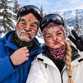 Custom Funny Face Ski Mask, Personalized Balaclava for Ski Lovers, Novelty Winter Face Covering, Birthday Gift for Skier