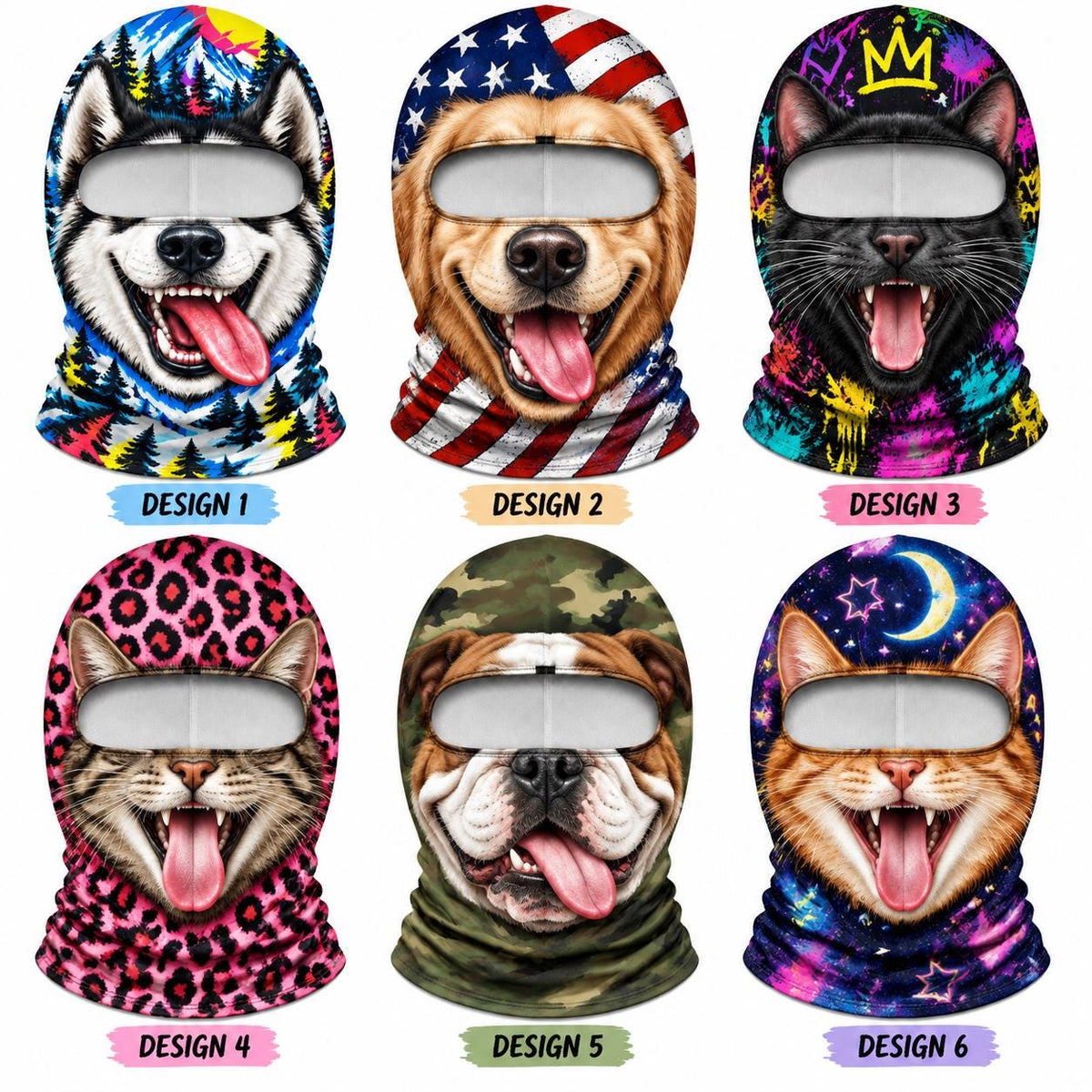 Custom Funny Face Ski Mask, Personalized Ski Lovers Gift, Ski Happens Balaclava,  Birthday Gift for Skier, Novelty Winter Ski Accessory