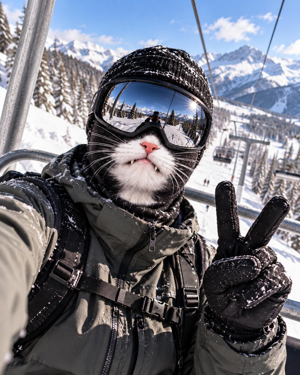 Custom Pet Face Balaclava Mask, Dog Cat Photo Ski Mask, Winter Fun Gift
