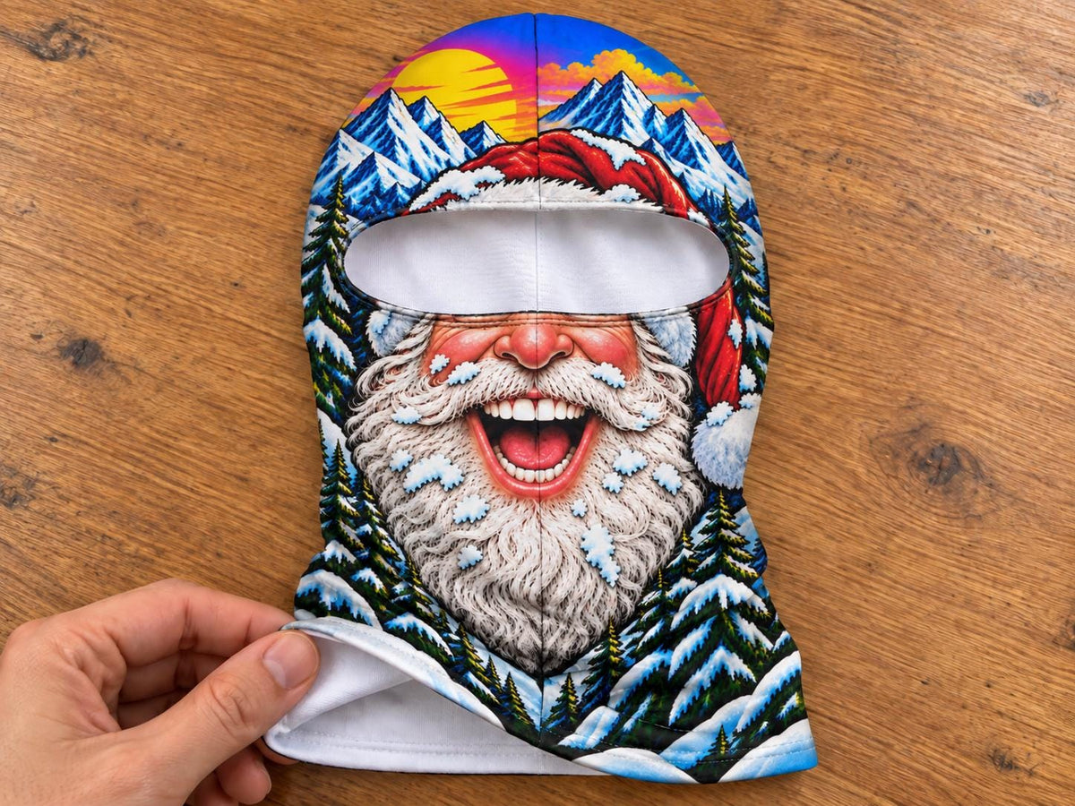 Funny Printed Ski Balaclava, Novelty Winter Face Mask, Custom Snow Gift