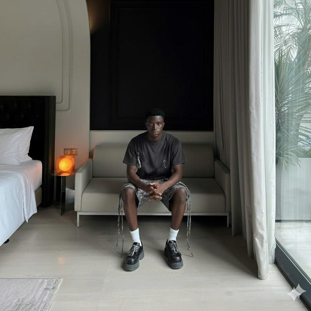 Fever Guest Set: Waxed, Ripped T-Shirt And Printed Shorts