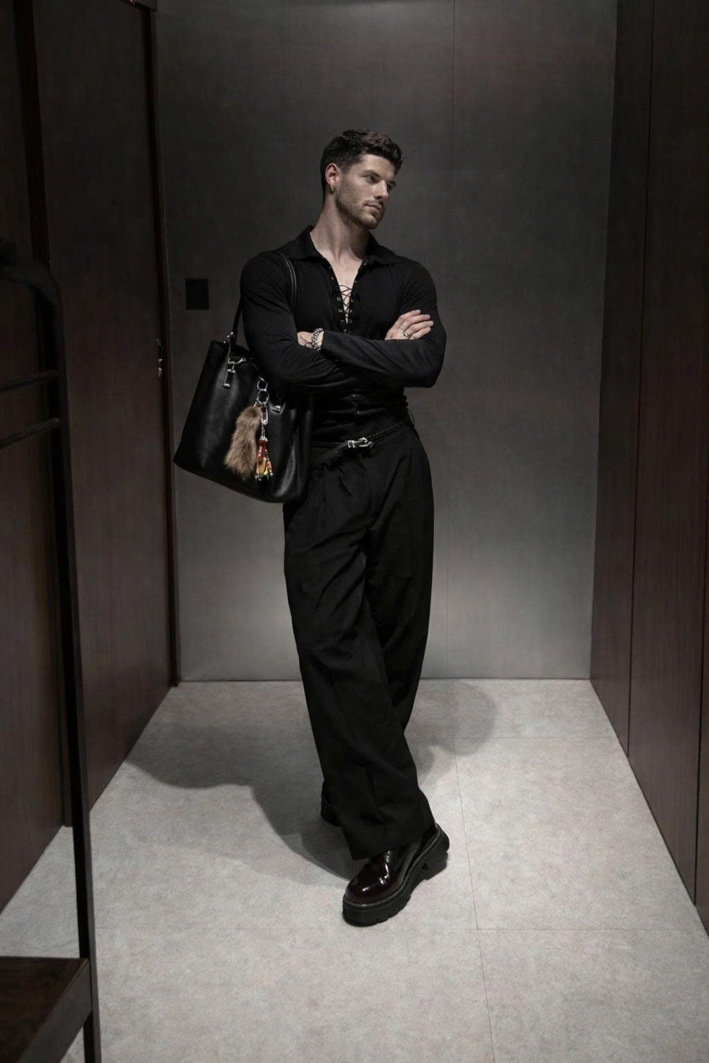 Elegant Wolfzy Body Set Black